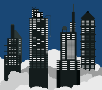 Minimal skyscrapers Free illustrations