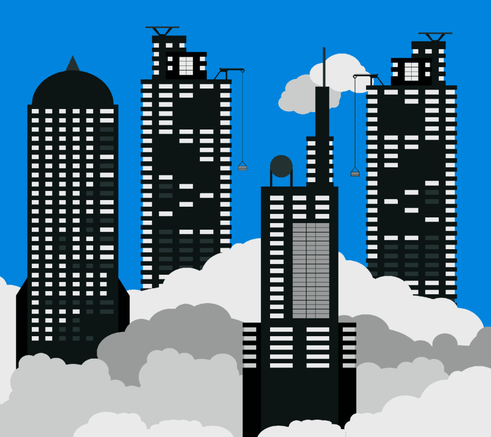 Minimal skyscrapers Free illustrations