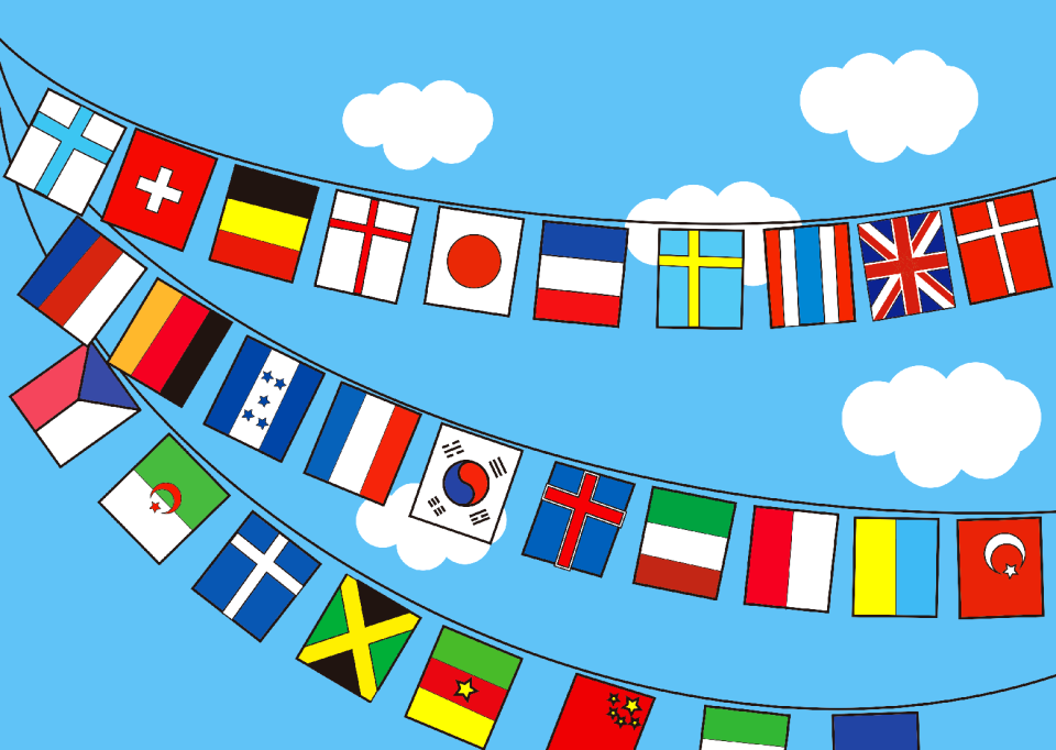 Autumn bunting Free illustrations