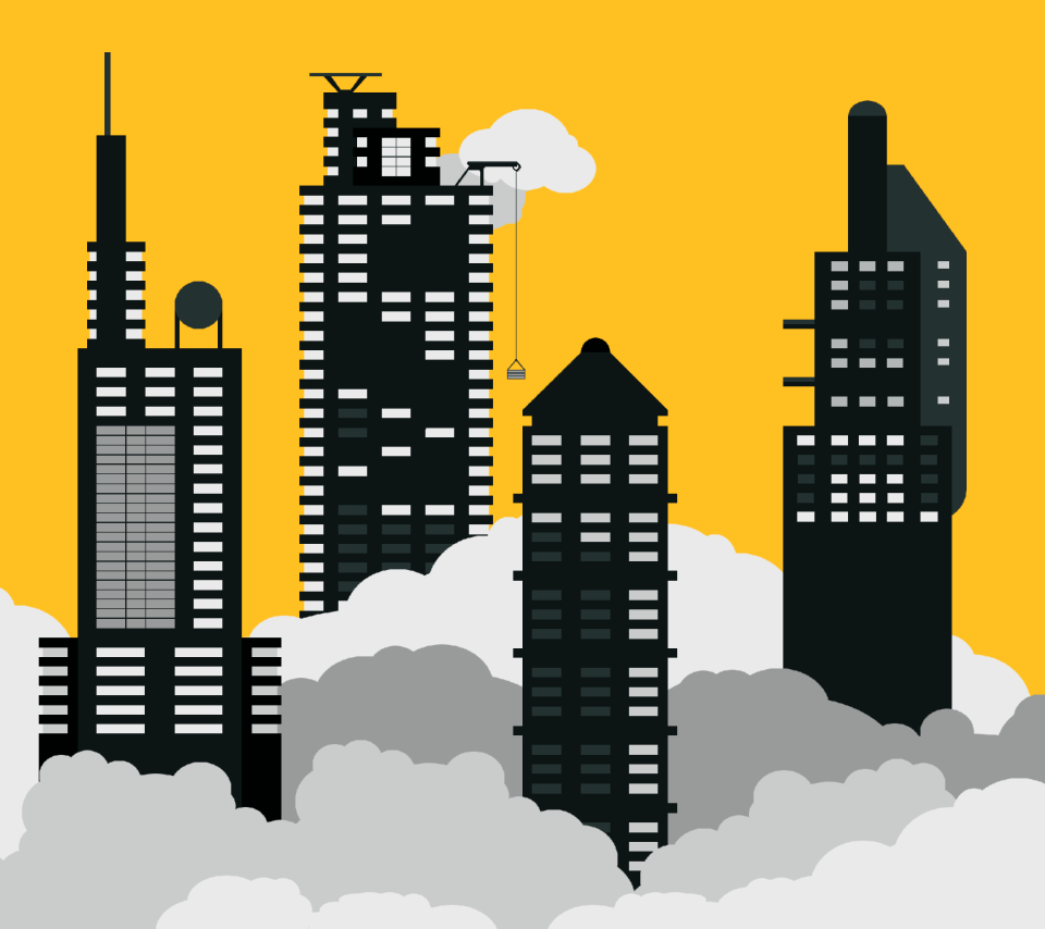 Minimal skyscrapers Free illustrations