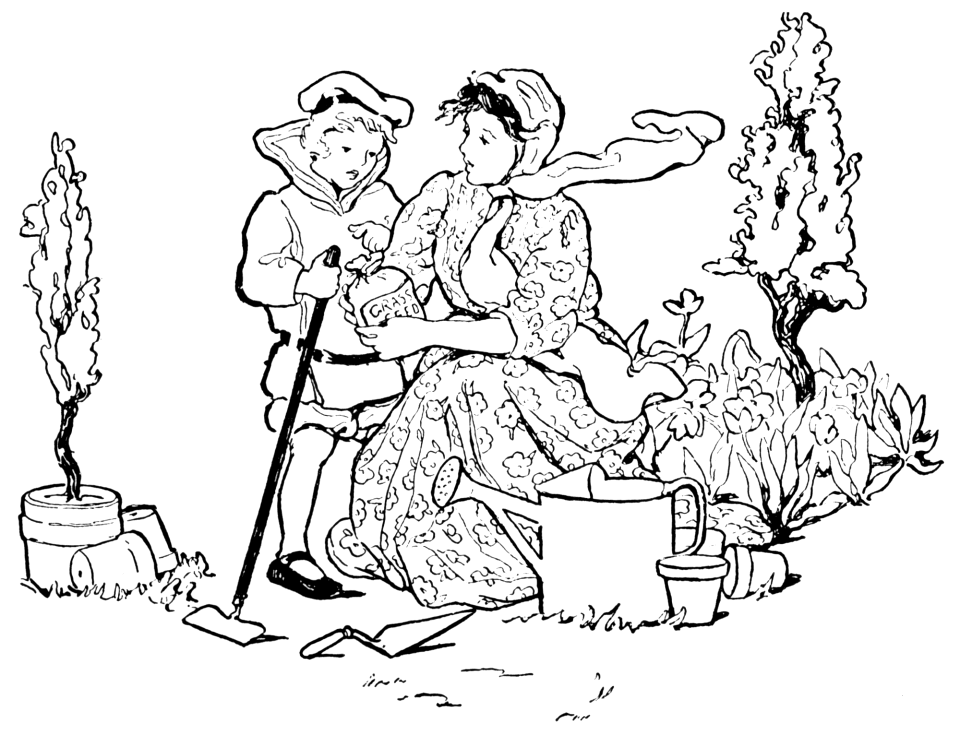 Son child garden