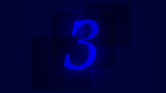 Blue blue numbers Free illustrations
