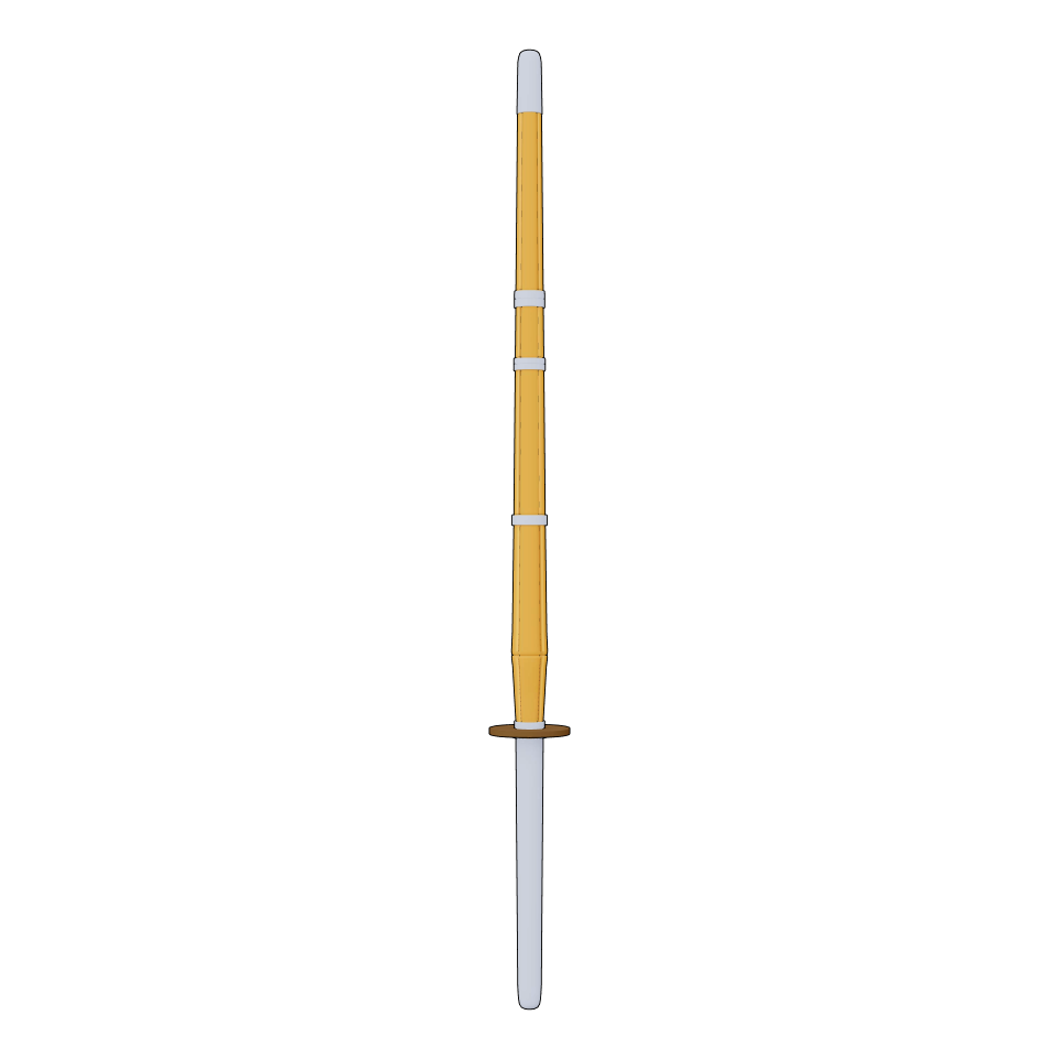 Wooden bamboo stick