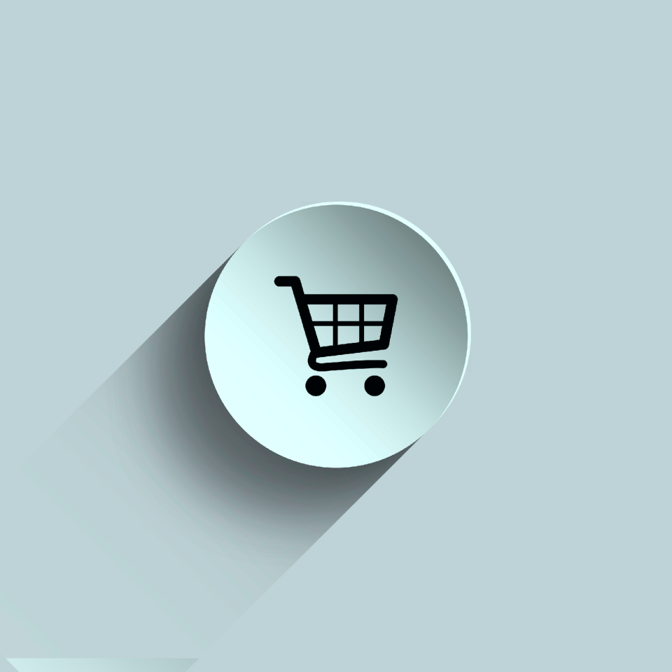 Store basket shopping icon