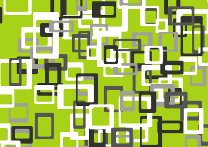 Four corner squares geometric