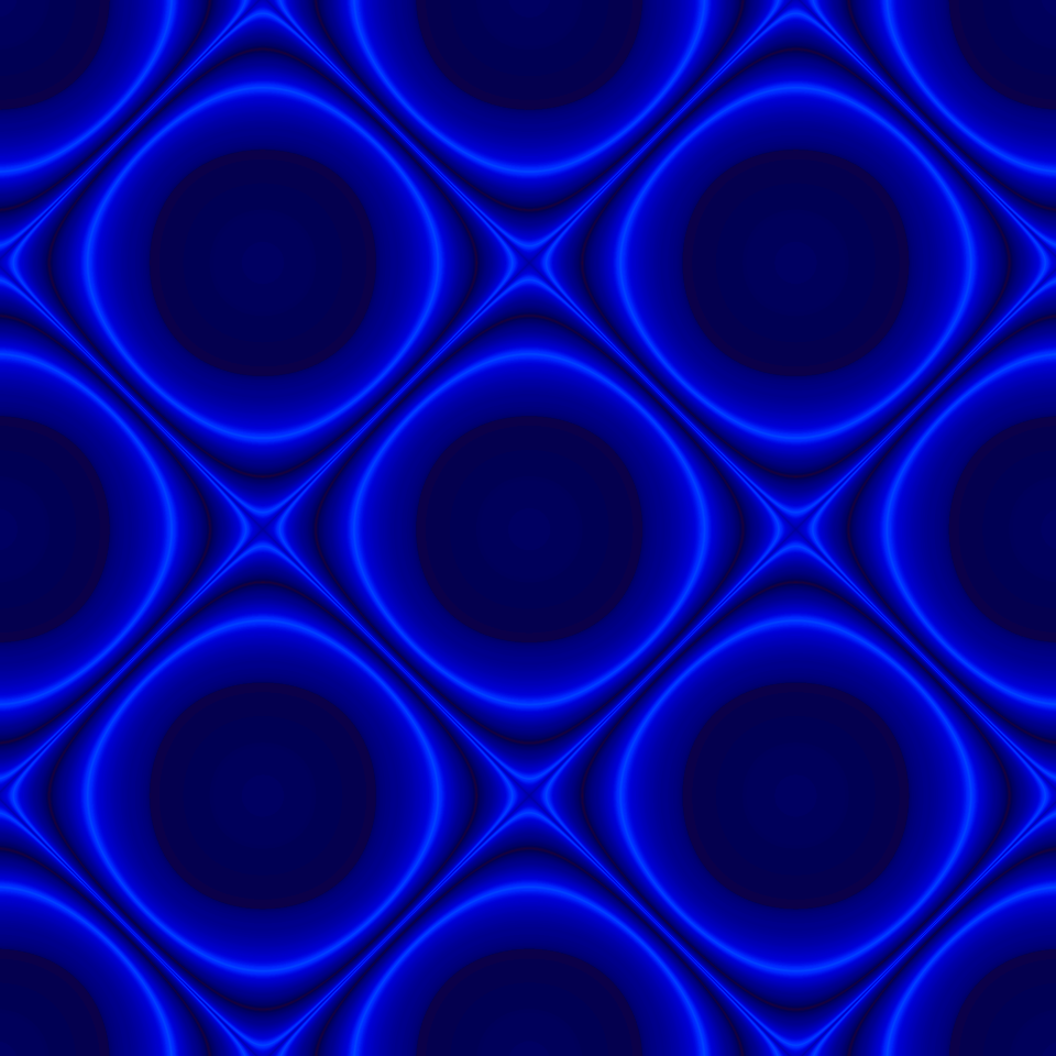 Geometric pattern blue