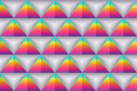 Geometric pyramid abstract