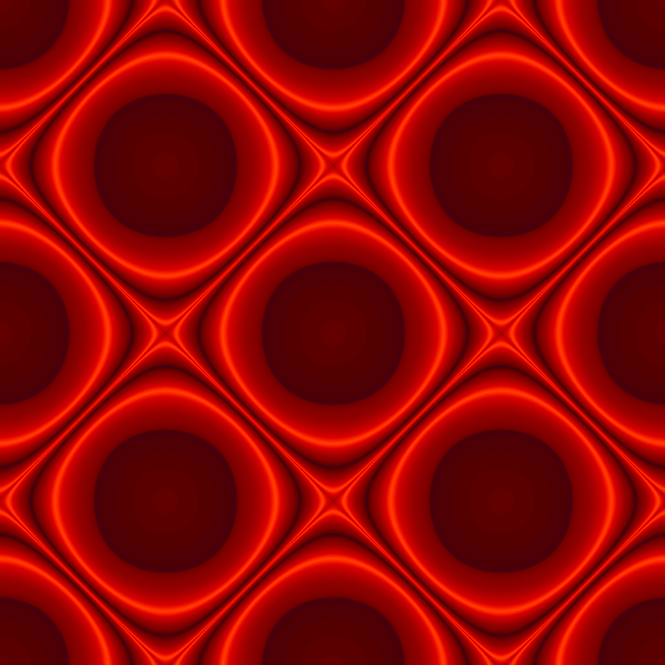 Geometric pattern red