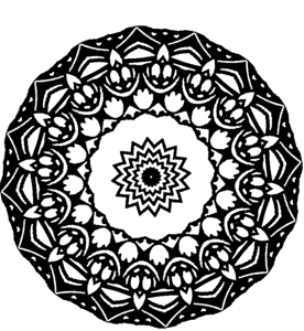 Gray art gray mandala Free illustrations