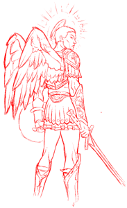 Winged sword roman