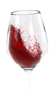 Alcohol drink splash