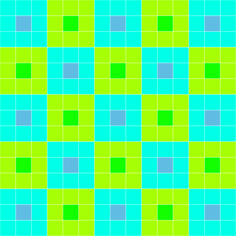 Colorful squares shapes