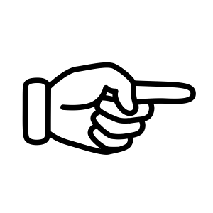Pointing direction Free illustrations