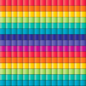 Texture checkered rainbow