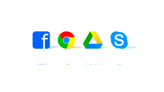 Skype browser logos