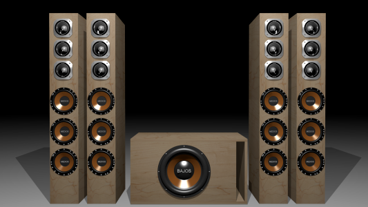Speakers audio 3d