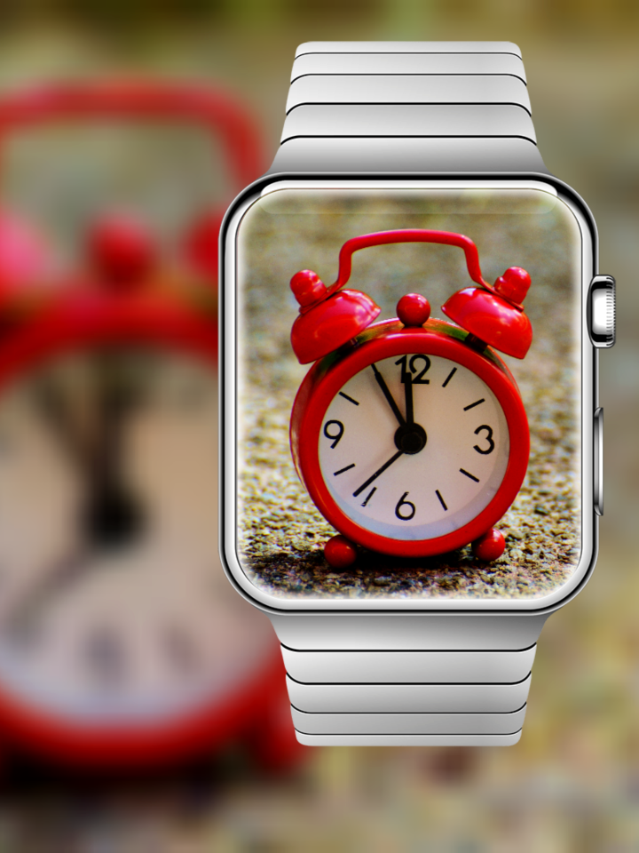Alarm clock clock ring the bell