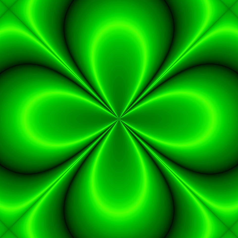 Geometric pattern green