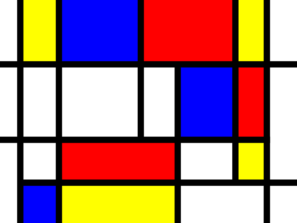 Yellow abstraction art