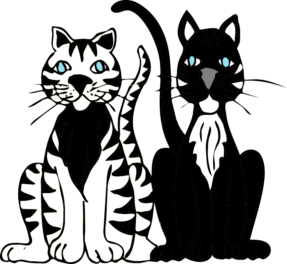 Pet animals black