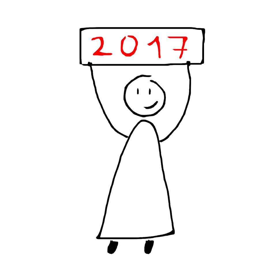 2017 drawing stick man