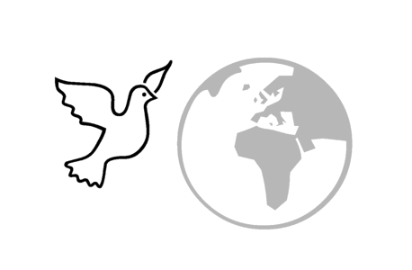 Symbol planet globe