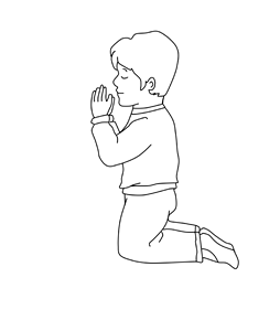 Prayer illustration Free illustrations