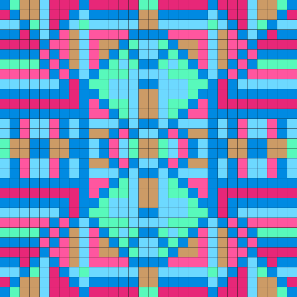Geometric pattern texture