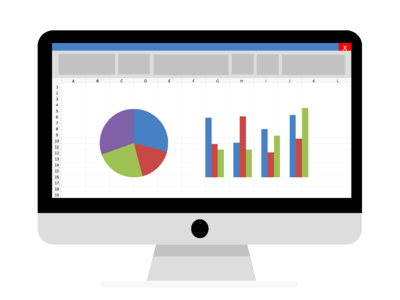 Finance financial chart