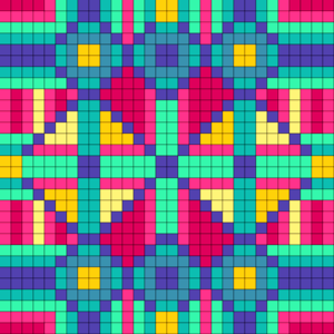 Geometric pattern texture