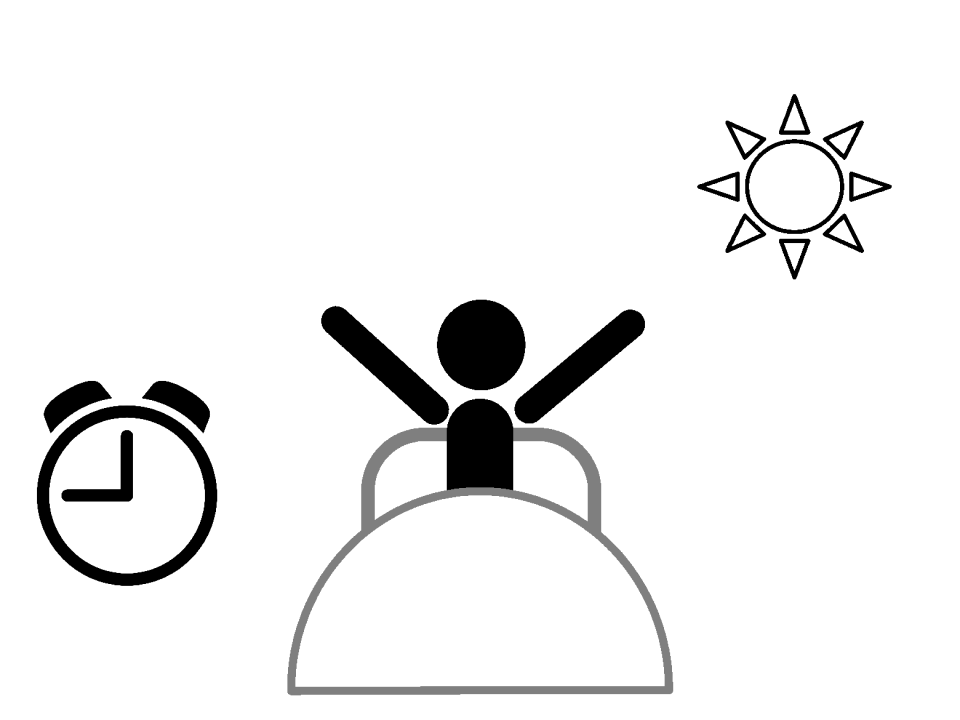 Sleeping wake clock