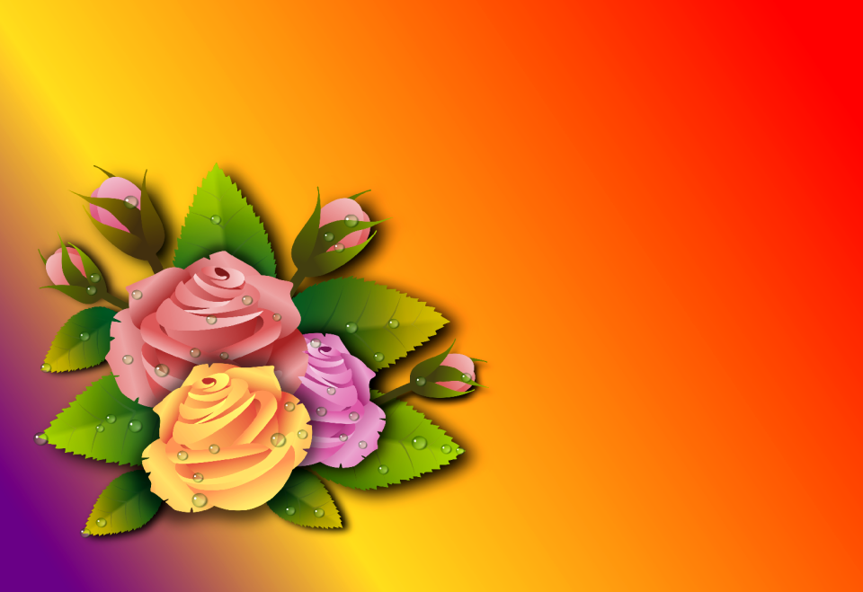 Spring plants floral