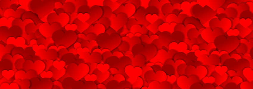 Heart background seamless