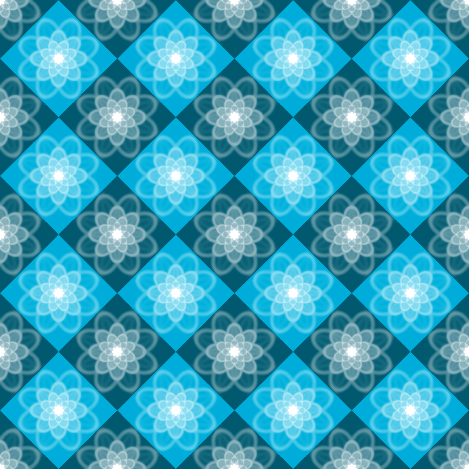 Tile checker board square