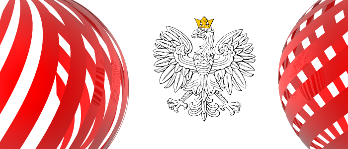 Coat of arms poland the ribbon