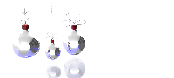 Christmas tree bauble decoration