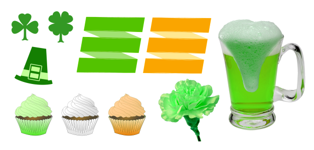 Irish green holiday