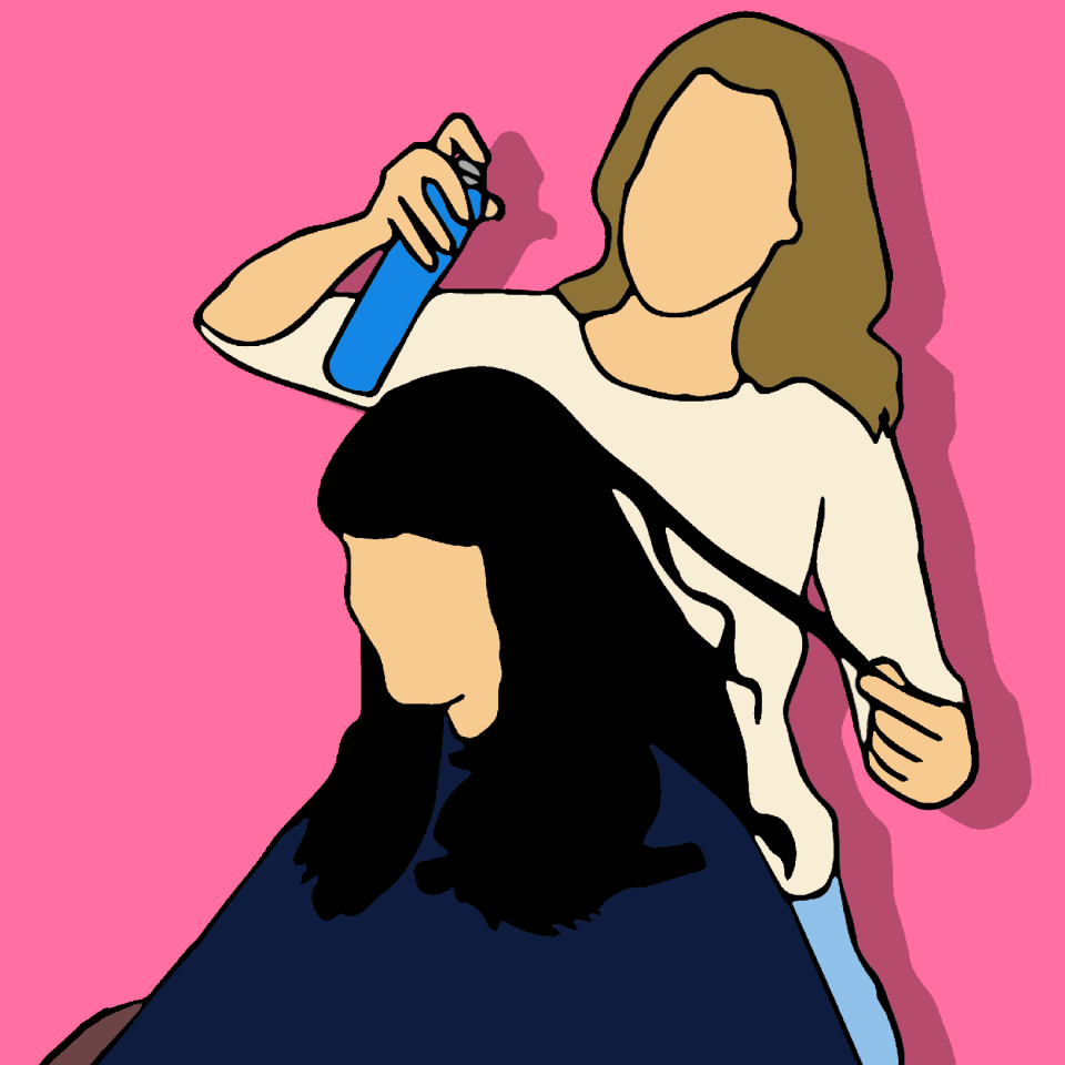 Hairstyle hair care long hair