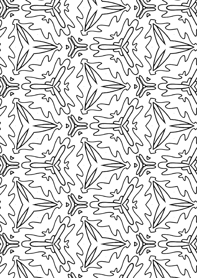 Cool art adult coloring