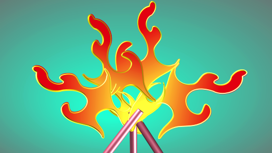 Burn camp camping