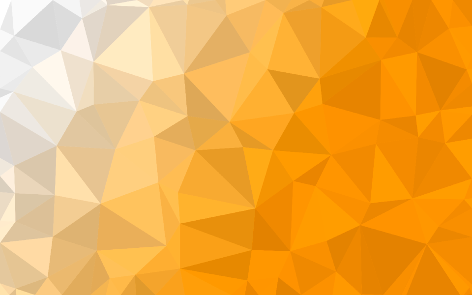Orange gradient polygon