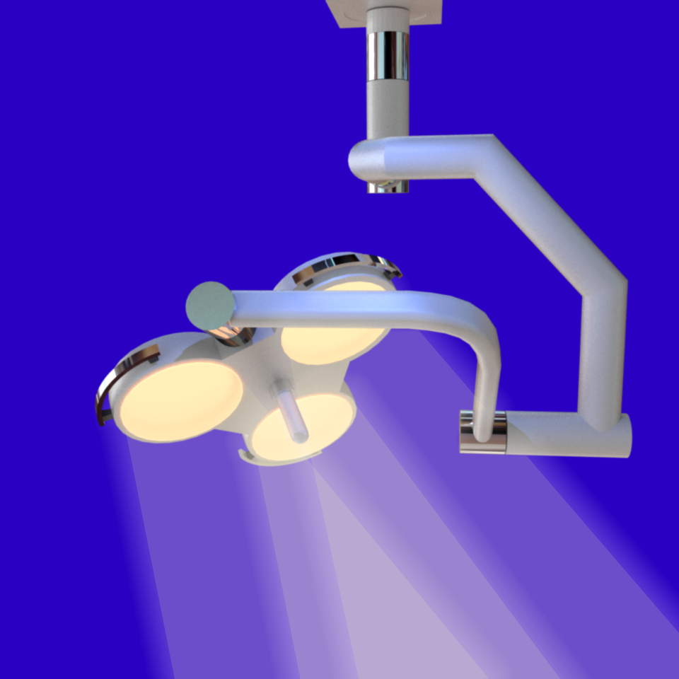 Examination light practice lamp