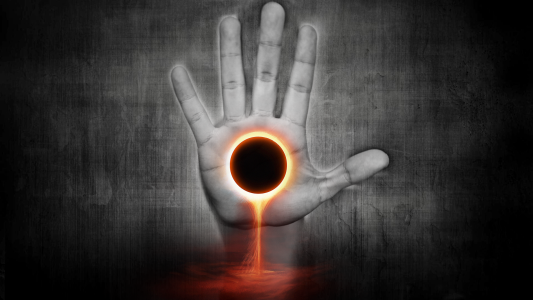 Black design symbol