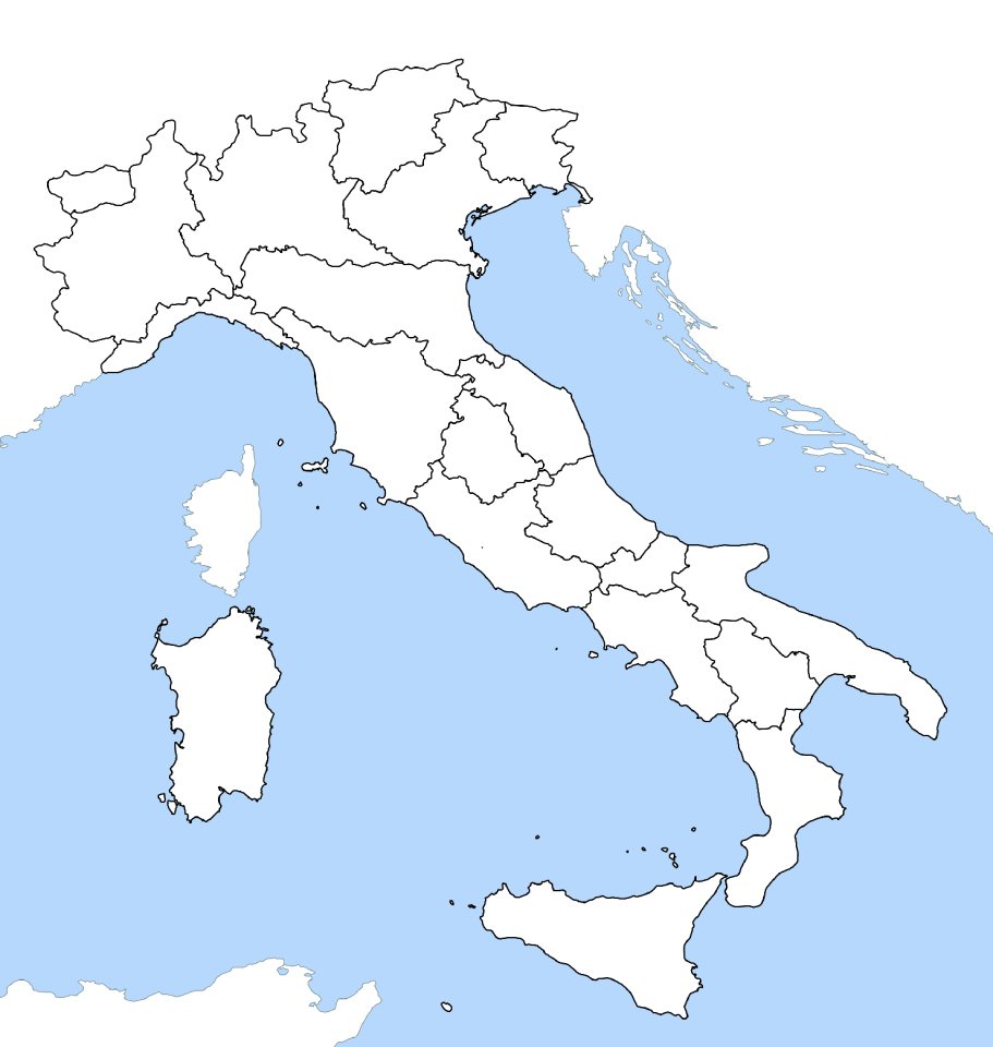 Italy white Free illustrations