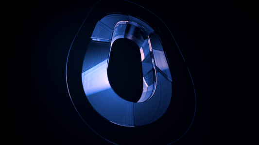 Zero background blue