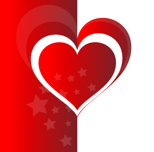 Holiday love heart