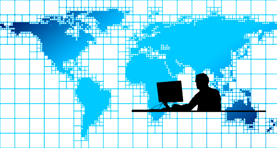 Networking earth continents