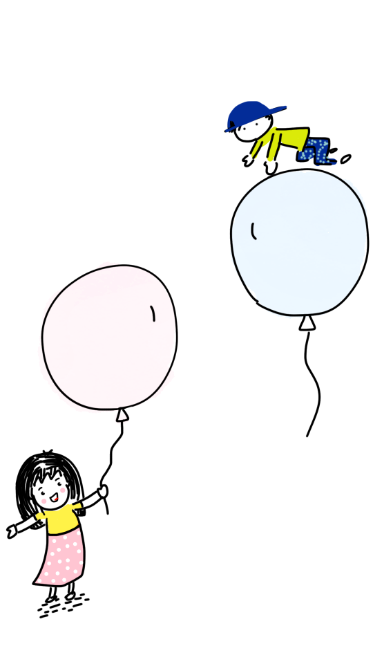 Girl childhood fun