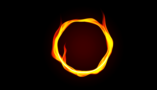 Hot flame ring