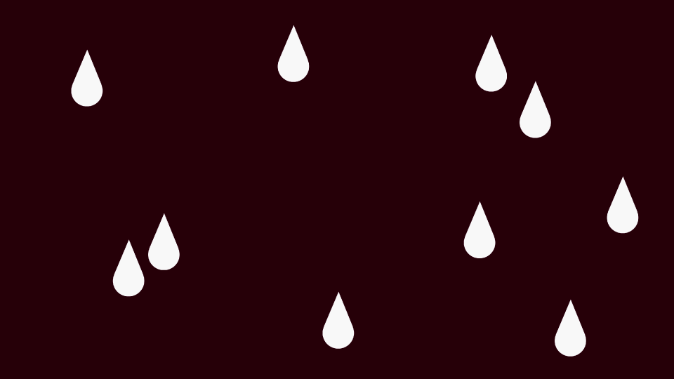 Non teardrop rainwater